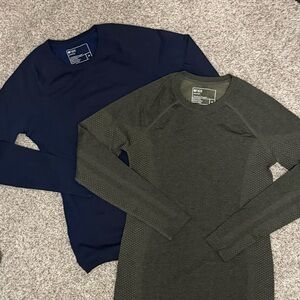 FIGS Underscrub in Navy + Moss